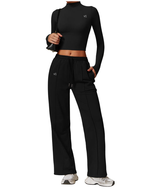 Black Active Pants
