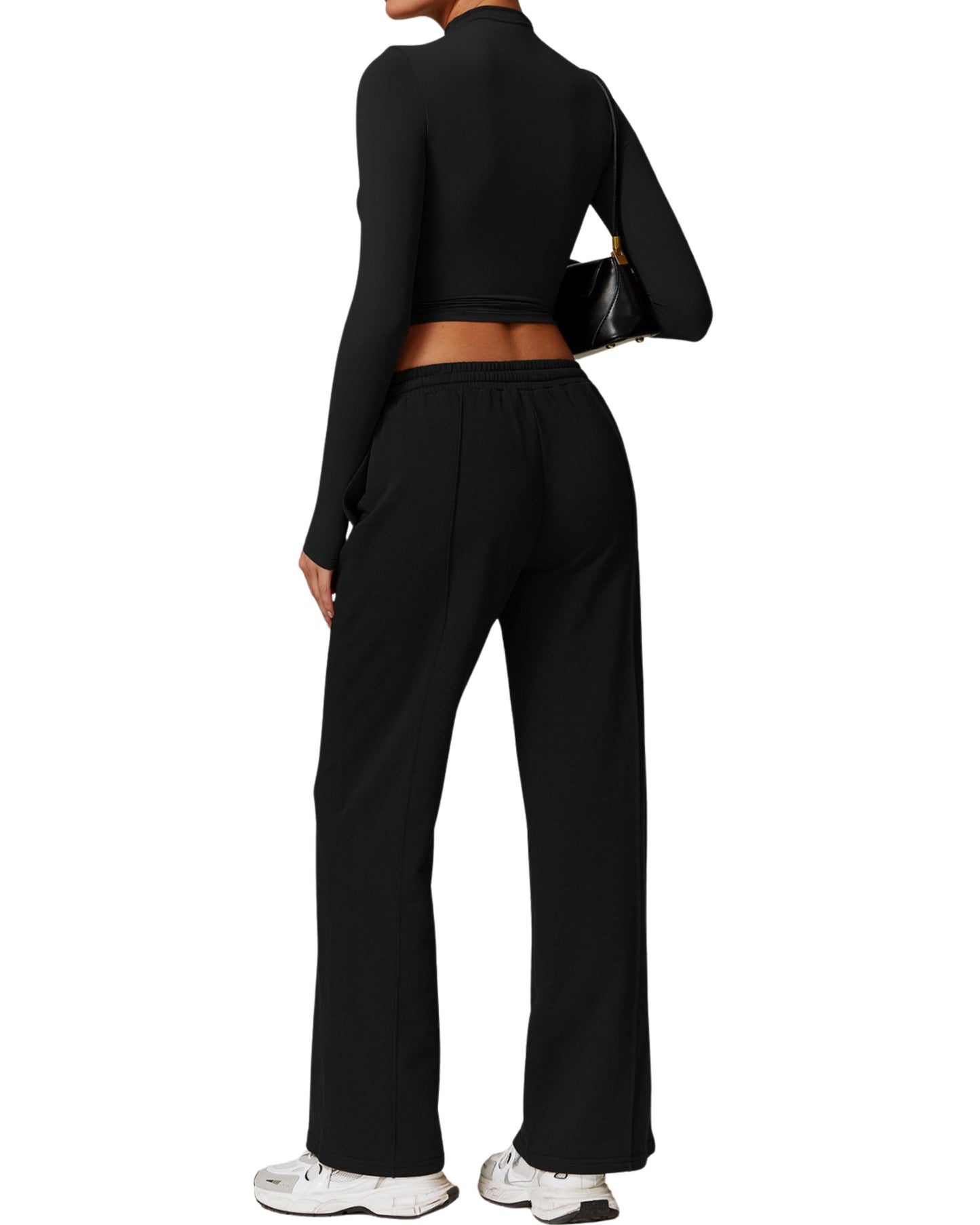 Black Active Pants
